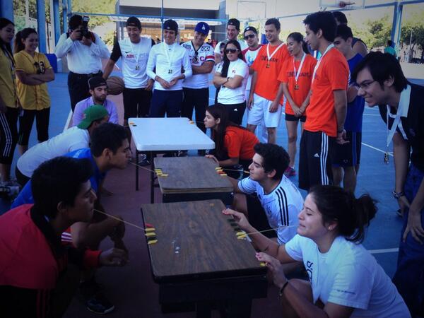 csa_mty's tweet photo. En estos momentos se llevan a cabo los juegos de destreza que definirá qué carrera se lleva la copa de campeones! http://t.co/eNH3t4u2fS