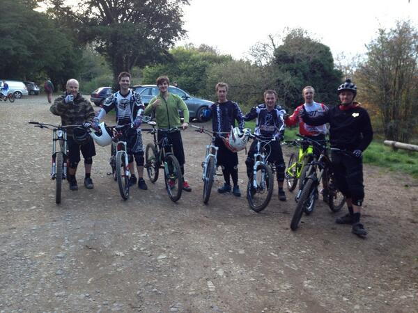 Sick day on the MTB with the lads, wouldn't of been the same without a crash and a naked run to finish off... #anat
