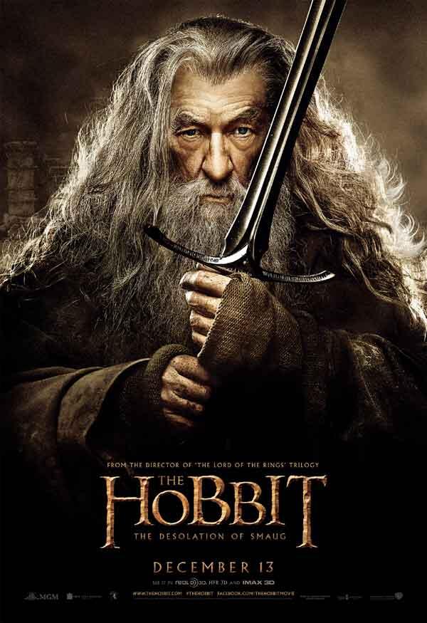 lorrainelowe's tweet photo. Simply cannot wait! RT @IanMcKellen: #TheHobbit New Poster http://t.co/lmK6RxC2BD