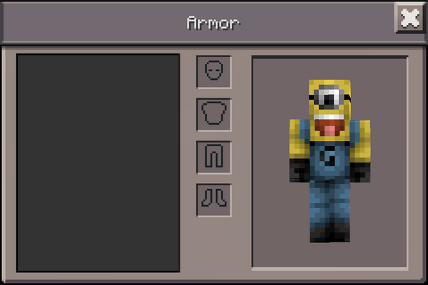 yofacebro67's tweet photo. My new minion skin on minecraft! :) http://t.co/zEq6VR5vLN