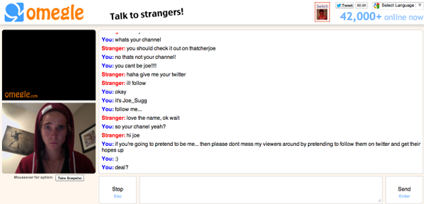 Guys If Its Me On Omegle Ill Always Show My Face Dont Fall For These Fraudsters 