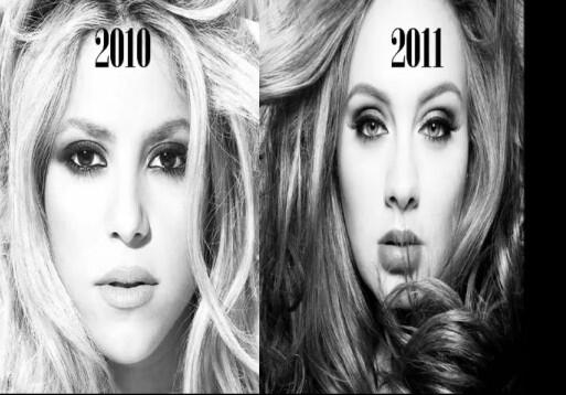 shakirasus's tweet photo. Stop copying shakira u fat piece of shit @OfficialAdele too bad u can't copy her by being skinny #adelephant http://t.co/ttP3TdsqFf