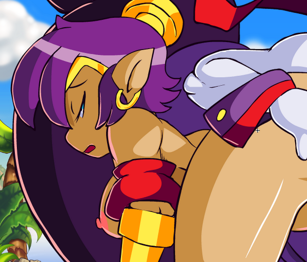 NSFW ANIMATION! to commemorate Wayforward and there kickstarter for shantae. pic.twitter....