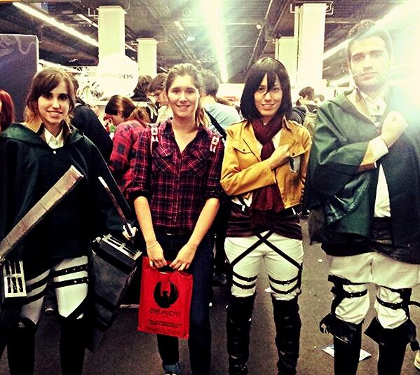 bertacaptain's tweet image. Today in the manga lounge with #shingekinokiogin OMFG