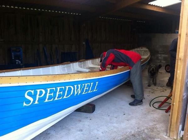 Speedwell ready for maintenance.