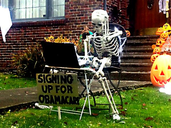 What happens when Halloween and Obamacare collide  Funny as hell