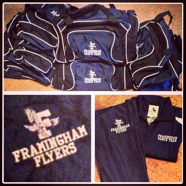 New warm ups&amp;bags!! #DTWOOF #soFLYYY #navy&amp;white