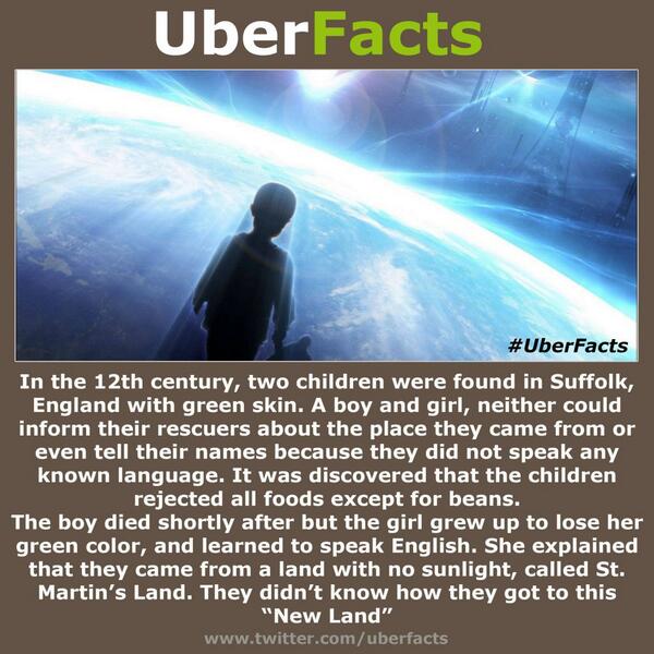 UberFacts's tweet photo. The children with green skin http://t.co/b00soyIoHD