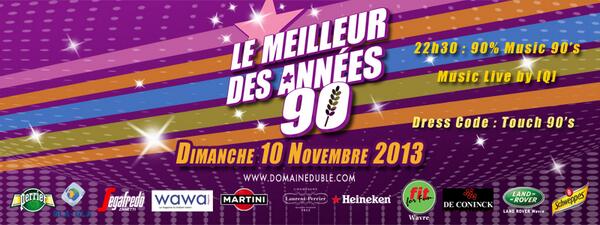 domaineduble's tweet photo. Le Meilleur  des Années 90 ce Dimanche 10 Novembre à partir de 22h30 http://t.co/EqQr4e4OFD