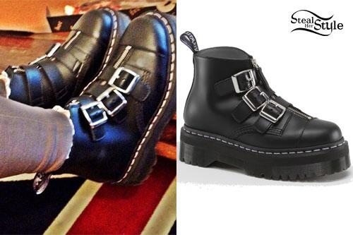 dr martens aggy strap boot