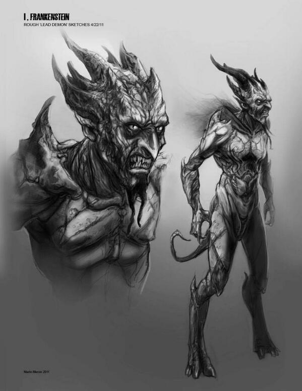 Digititles's tweet image. Great new leaked concept art from #iFrankenstein all collected on one page for you! digititles.com/movies/i-frank…