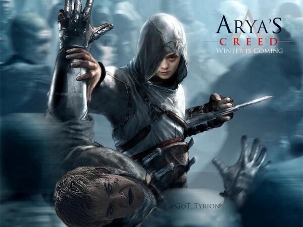 I had the strangest dream last night... <a href="/GameOfThrones/">Game of Thrones</a> #winteriscoming #AssassinsCreed