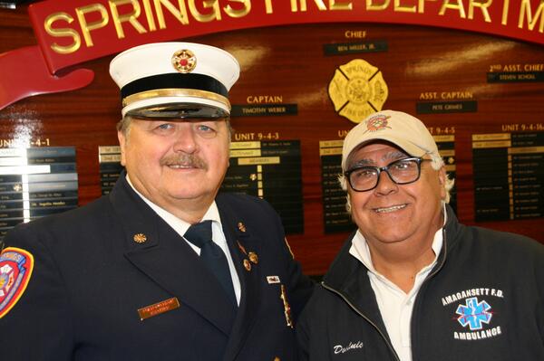 My running mate and fellow volunteer fireman Fred Overton.