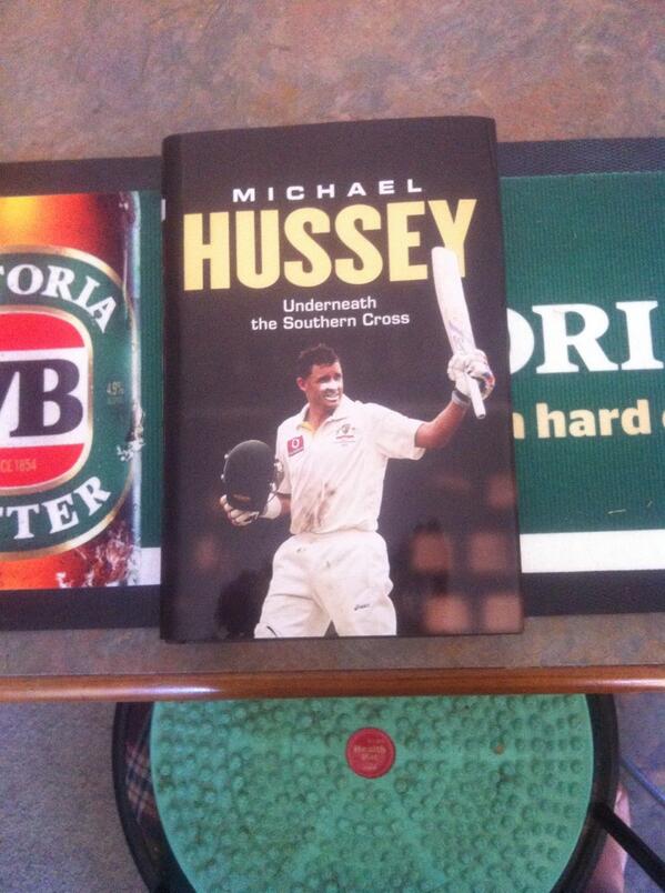 Best thing I've brought #learntoreadagain #michealhussey #ideal #hero #mrcricket #goodread