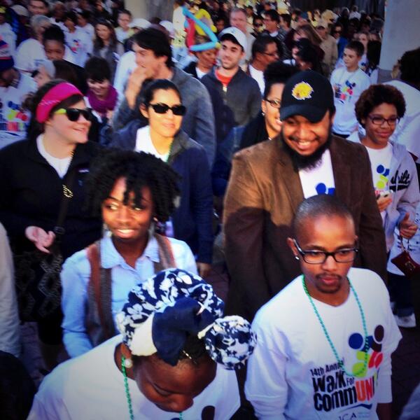 ClintonSchool's tweet photo. Thanks to everyone who came out today to #WalkForCommUNITY @justcommunities http://t.co/xD2XL5nIy8