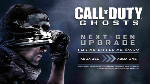 XBOXANZ's tweet photo. COD Ghosts #XboxOne Upgrade details found here http://t.co/UayKYLg9Nz http://t.co/yWUEjQoGKn