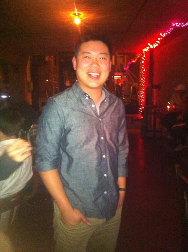 modboxme's tweet photo. We found client @jonwang_ looking sharp in his gray button down and khaki jeans. Get your style today at modbox.me! http://t.co/JcaFoKKNJR