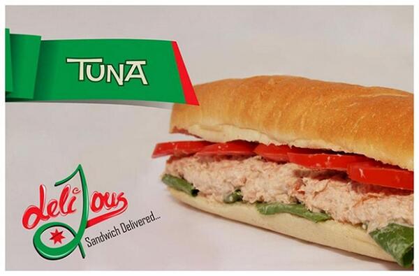 Delijous's tweet photo. Retweet if our Tuna #sandwich is your favorite. http://t.co/1LZWyESyBC