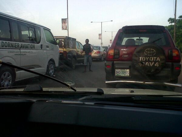 trafficbutter's tweet photo. 7:06:20 AM Slow moving traffic inwards the #Airports from after #Conoil / #General_Hospital http://t.co/ax4HDJvrh9