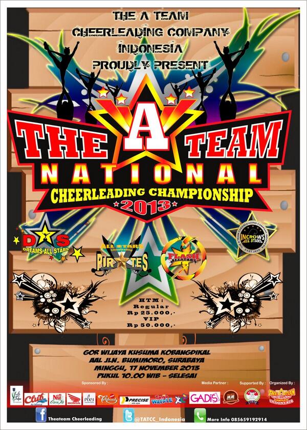RT <a href="/piratesallstars/">piratesallstars</a> The A Team National Cheerleading Competition in SURABAYA