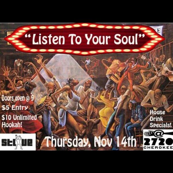 nick_speed's tweet photo. We live Nov. 14 @ 2720 Cherokee! #STLLive #ListenToYourSoul http://t.co/49xhg1ufTR