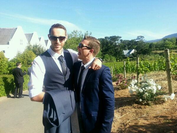 Such a quality weekend and wedding in cape town with the brother...@Whiteboy_oli