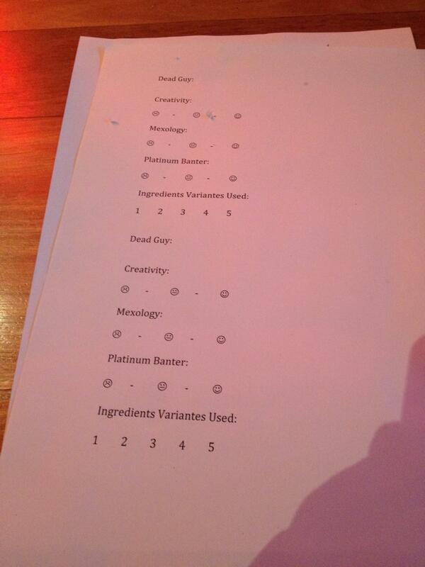 samward33's tweet image. Judging a cocktail comp for the first time haha