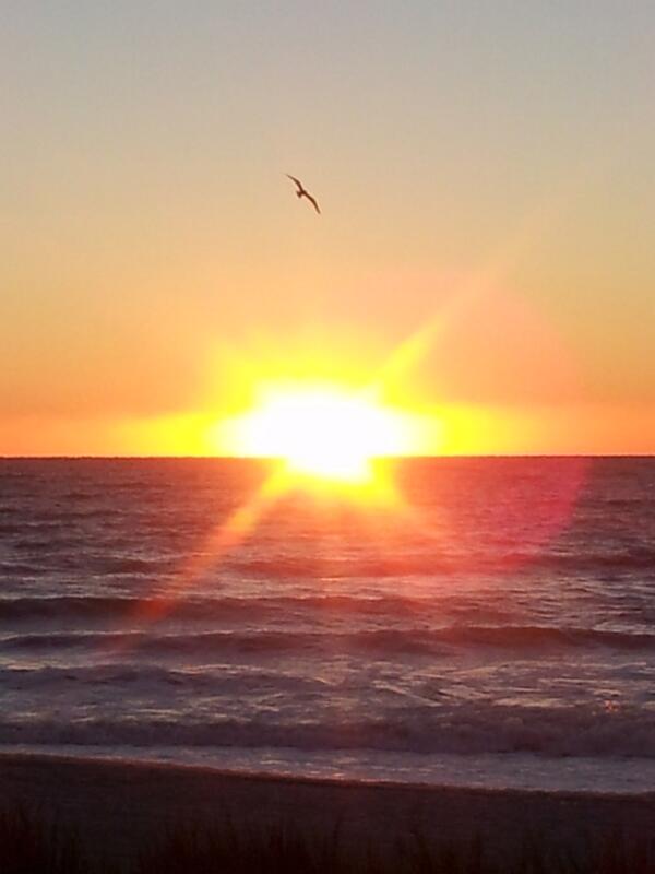 Amazing sunrise in Myrtle Beach, SC this morning. @spann