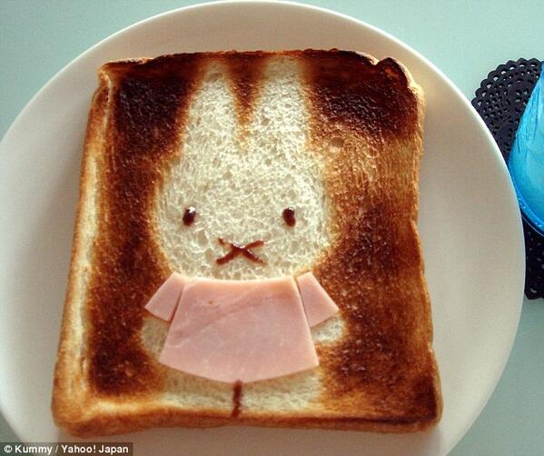keepontoasting's tweet image. &amp;lt;3 #cute toast