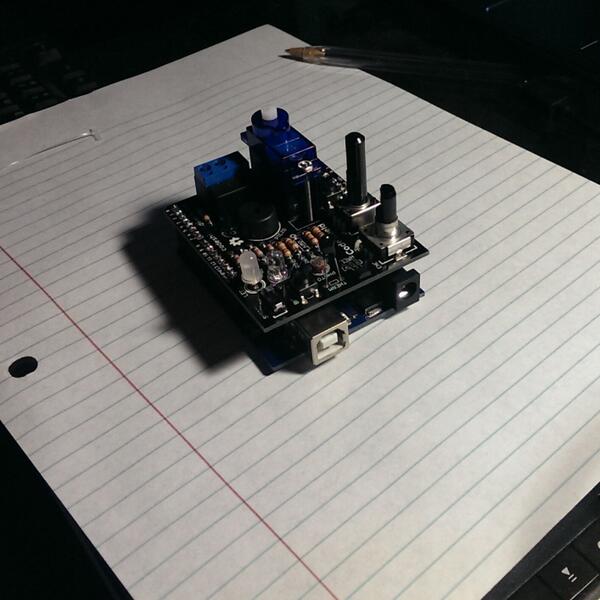 christianantley's tweet image. the recent creation of my @diyode #codeshield for some reason the piezo doesn&apos;t work though, any idea why?