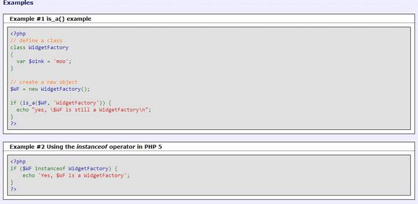 is_a — Checks if the object is of this class or has this class as one of its parents