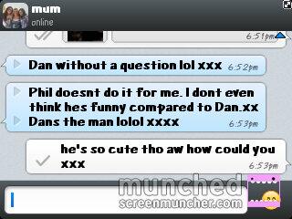 LesterBeFriends's tweet image. i asked my mum who's cuter dan or phil or whatever this is what she said