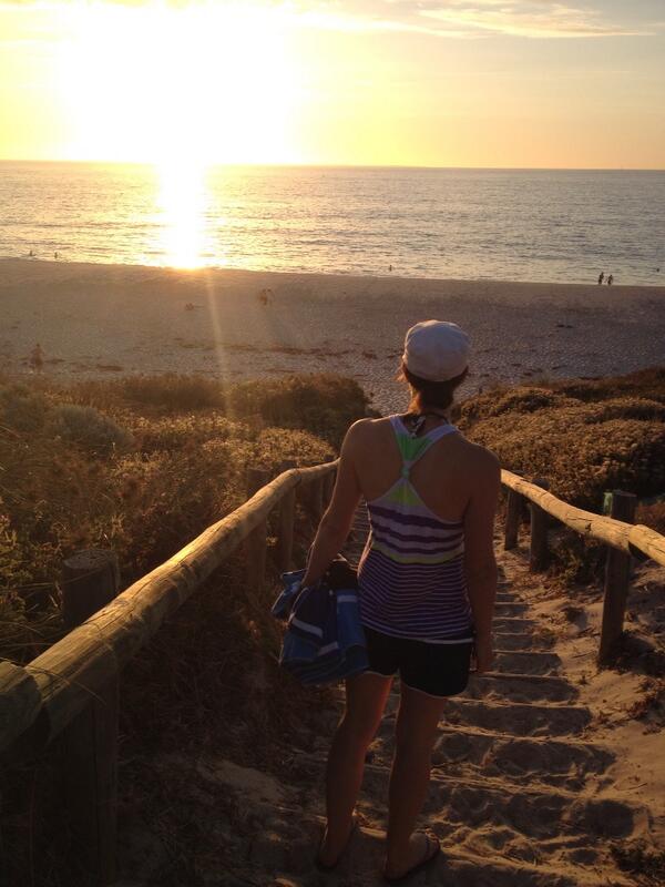 kate_boyce's tweet photo. After work dip in the ocean while the sun sets! #doesntgetmuchbettet http://t.co/59QbhRf5Ck