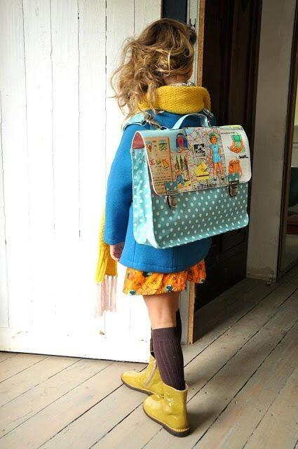 Combinaciones originales para ir al colé con más ilusión #color #otoño #minicool