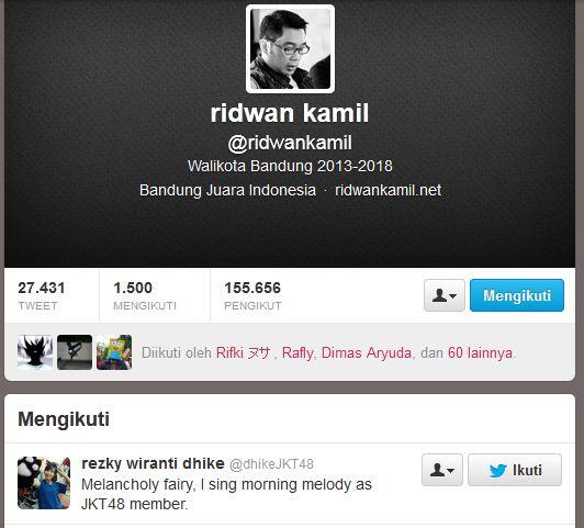 JKT48_Fans's tweet photo. walikota bandung pun mengoshikan dhike :V http://t.co/cGjGXX1WUf