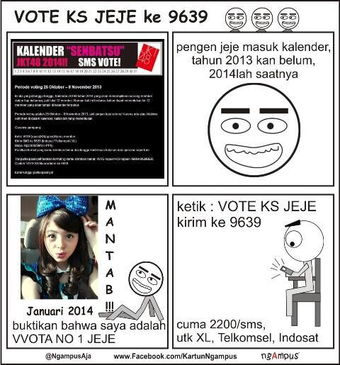 ais_293's tweet photo. @JejeLiciousOFC @JejeLicious_INA @Jejecious48 nih biar semangat ngevote, tolong sebarkan http://t.co/8V8gjTJ1vO