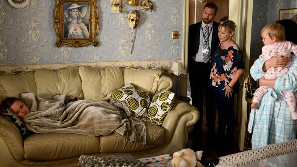 bbceastenders's tweet photo. Janine is called to the station to give her statement. Is she going to tell the truth? Don't miss tonight's episode! http://t.co/6A7rMNUEcJ