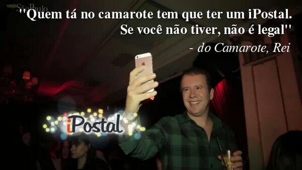 "O iPostal agrega a tudo, a sua amizade, ao seu amor e ao seu camarote."