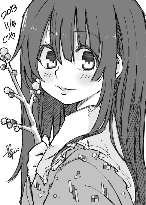 輝夜描いたよー!前はゲスい姫様描いちゃったので今回は可愛く_(:3 」∠)_横顔斜め45度で可愛いは作れる!(この角度が一番好き!) 