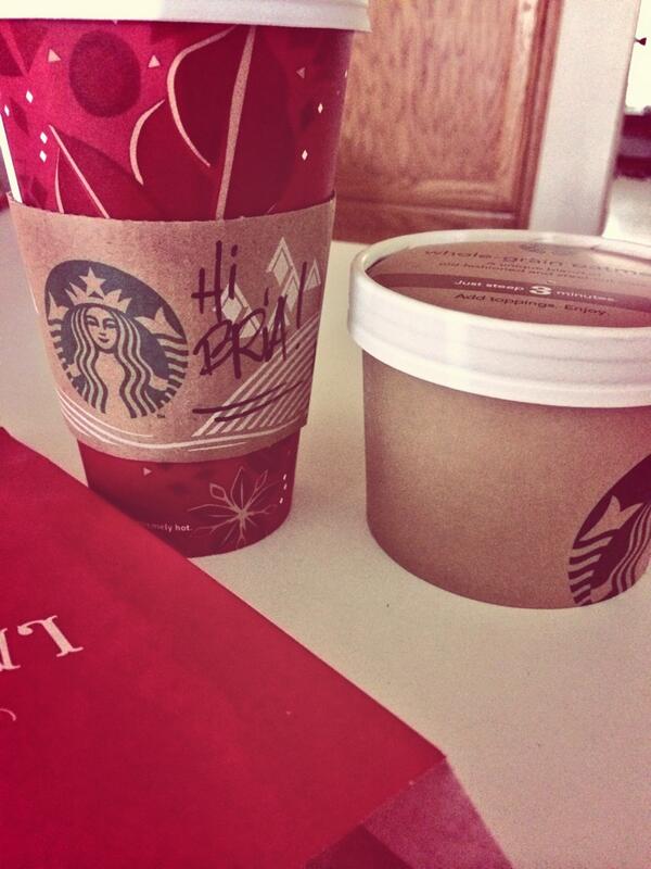 BriBree's tweet image. Love my Starbucks fam! #iliveatstarbucks #secondhome #regularcustomer lol #ifeelspecial xo #redcup #holidays