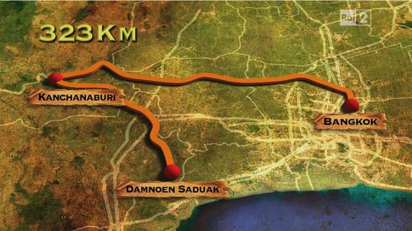 PechinoExpress's tweet photo. La finale di #pechinoexpress: 323 km da Damnoen Saduak a Bangkok, passando per Kanchanaburi. http://t.co/2OEfcNwmgO