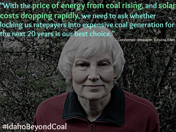 IdahoSierraClub's tweet image. Ratepayer questions @idahopower's decision to double down on dirty #coal via @IdahoStatesman bit.ly/HCHfOL