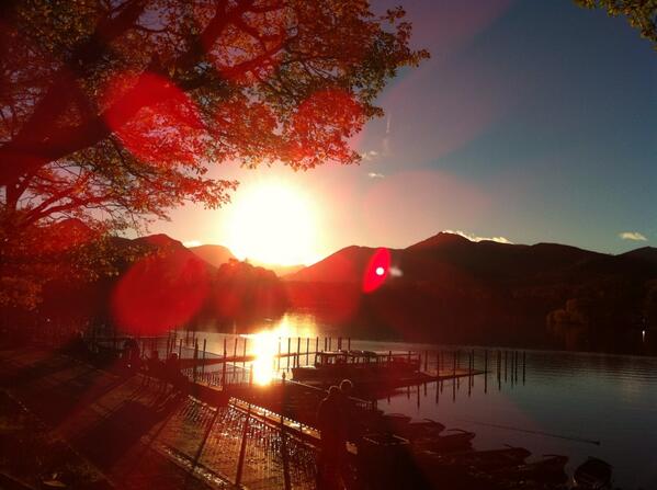 You cant beat a crisp and bright autumnal day #derwentwater #Cumbria #lakedistrict