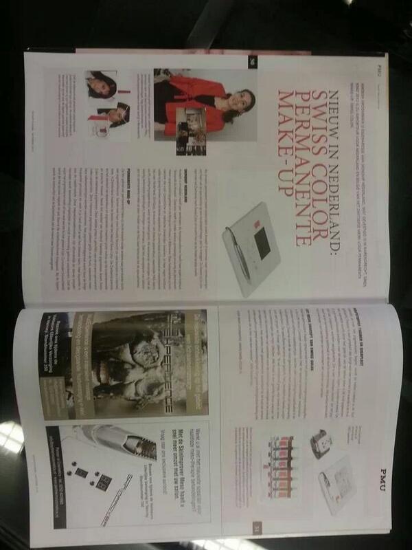 SwissColorNeder's tweet photo. Swiss Color en SkinQuip in de Estheticienne van de maand Oktober#trots#dankbaar http://t.co/vVqt1TEx8x