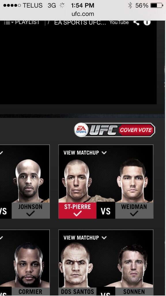 hockeyrule123's tweet image. @GeorgesStPierre @EASPORTSUFC #voteGSP