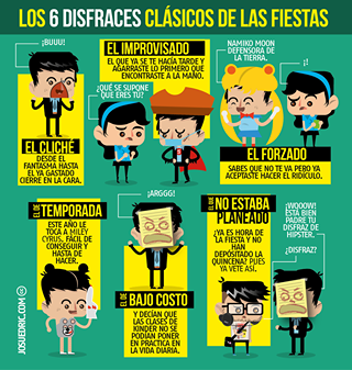 En estas fiestas, cuál de estos disfraces pudiste ver? ----