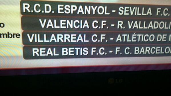 nenezurdo's tweet photo. Lamentable cuatro poniendo los horarios de la jornada que viene,es Real Betis Balompié @losmanolostv @noticias_cuatro http://t.co/wmA0faeOpV