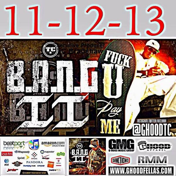 SeriousPimp's tweet image. #BANG2 New Album &amp;amp; Video drops 11-12-13 from @GhoodTC reppin @SeriousPimp Sunglasses &amp;amp; #FuckUPayMe Shoes!