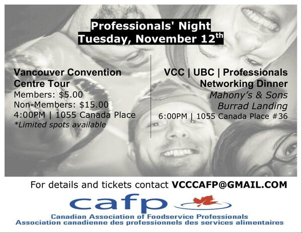 CAFPVCC's tweet photo. Hello Twitter universe! #CAFP is hosting networking event for all BC members, sign up before seats run out! http://t.co/yYGfiVbcll