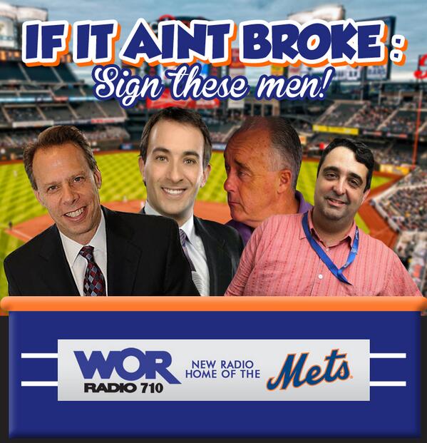 ATTN: @WOR710 it ain't broke! Let's keep the <a href="/MetsBooth/">Mets Radio Booth</a> intact for 2014. RT this if you agree. (<a href="/joshlewinstuff/">Josh Lewin</a>)